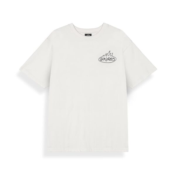 GRIMEYCamiseta"THE CHARACTER CLASSIC FIT TEE"color blanco