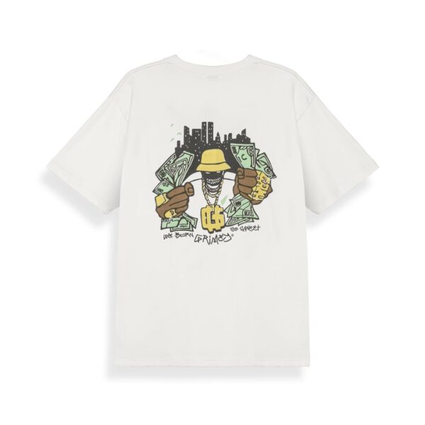 GRIMEYCamiseta"THE CHARACTER CLASSIC FIT TEE"color blanco