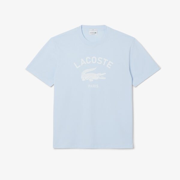 LACOSTECamiseta logo celeste