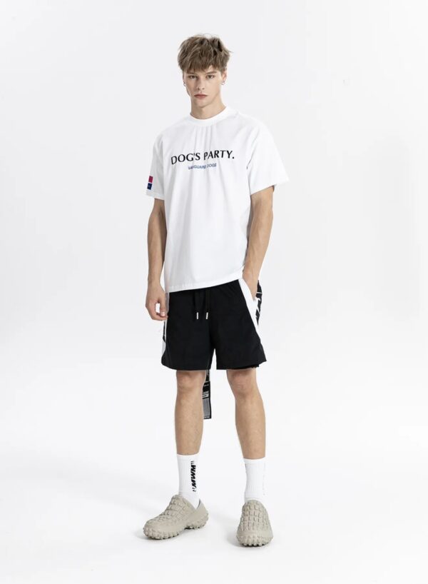 MOD WAVE MOVEMENTBermudas" Colorblock Swim Shorts"color negro