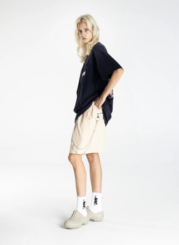 MOD WAVE MOVEMENTCamiseta"Embroidered Bandana Pocket Tee"color marino
