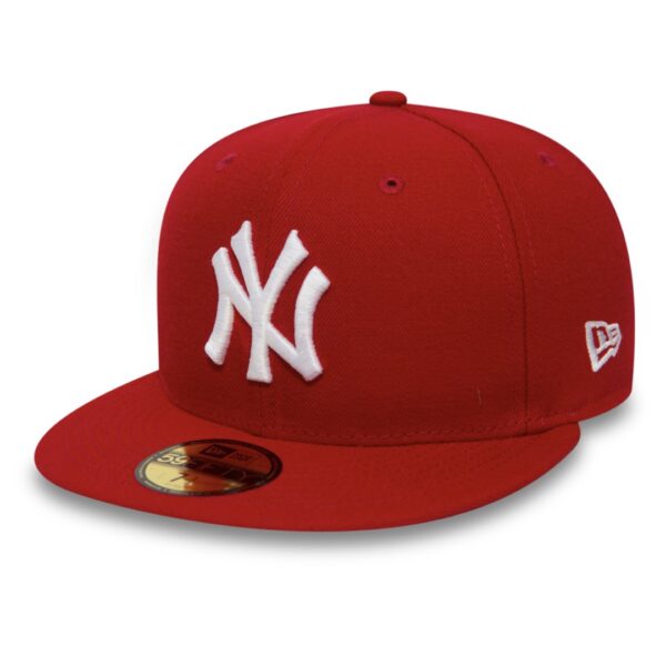 NEW ERAGorra"MLB BASIC NEYYAN SCA/WHI"color rojo