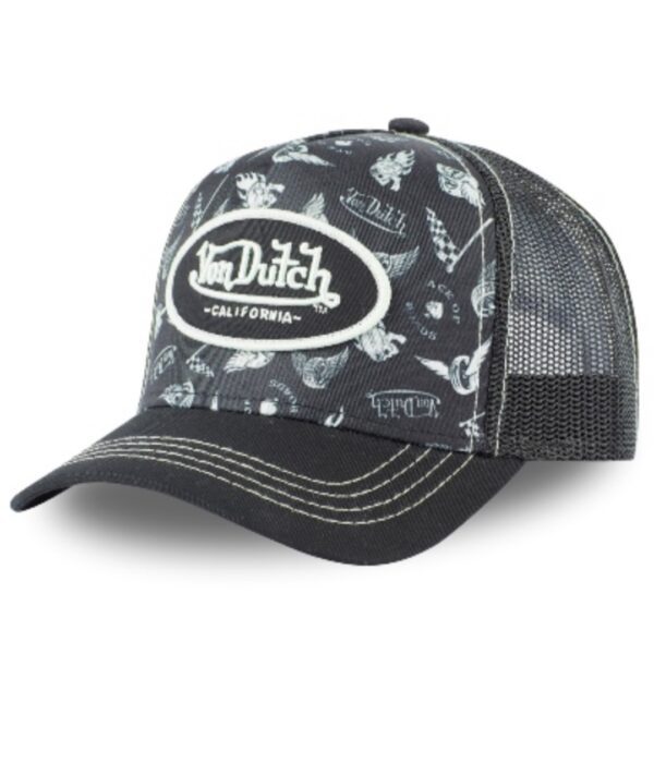VON DUTCHGorra"TAT05"estampado negro