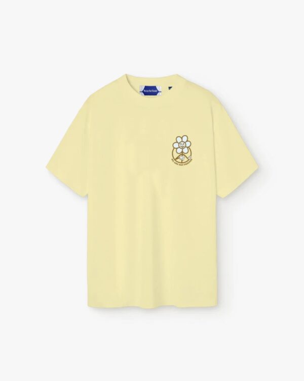WE ARE NOT FRIENDSCamiseta"Butter Daisy T-Shirt"color amarillo