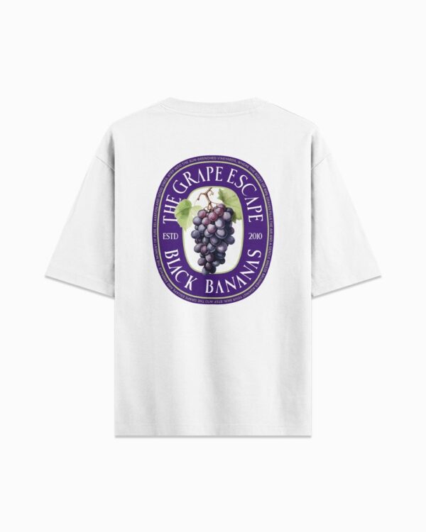BLACK BANANASCamiseta"WINE LABEL TEE"color blanco