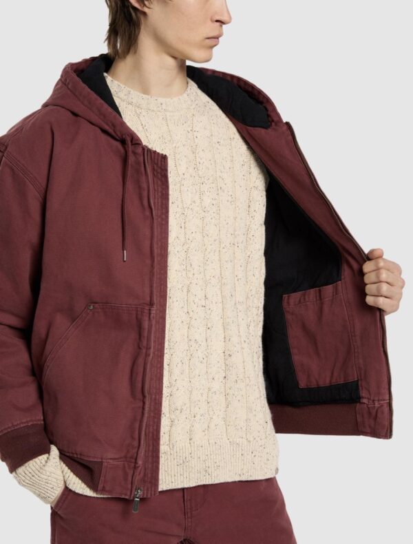 DIKIESChaqueta"HILHAM HOODED CANVAS"color burdeos