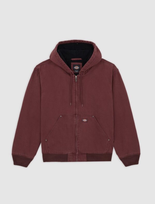 DIKIESChaqueta"HILHAM HOODED CANVAS"color burdeos