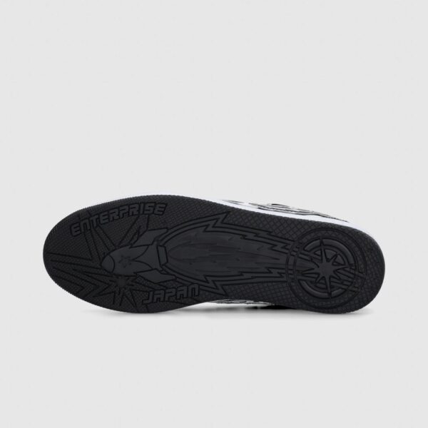 ENTERPRISE JAPAN Sneakers " EJ EGG ROCKET - LOW SNEAKER CALF BLACK/WHITE