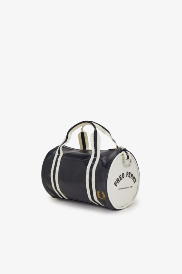 FRED PERRYBolso"CLASSIC MINI BARREL BAG"color negro