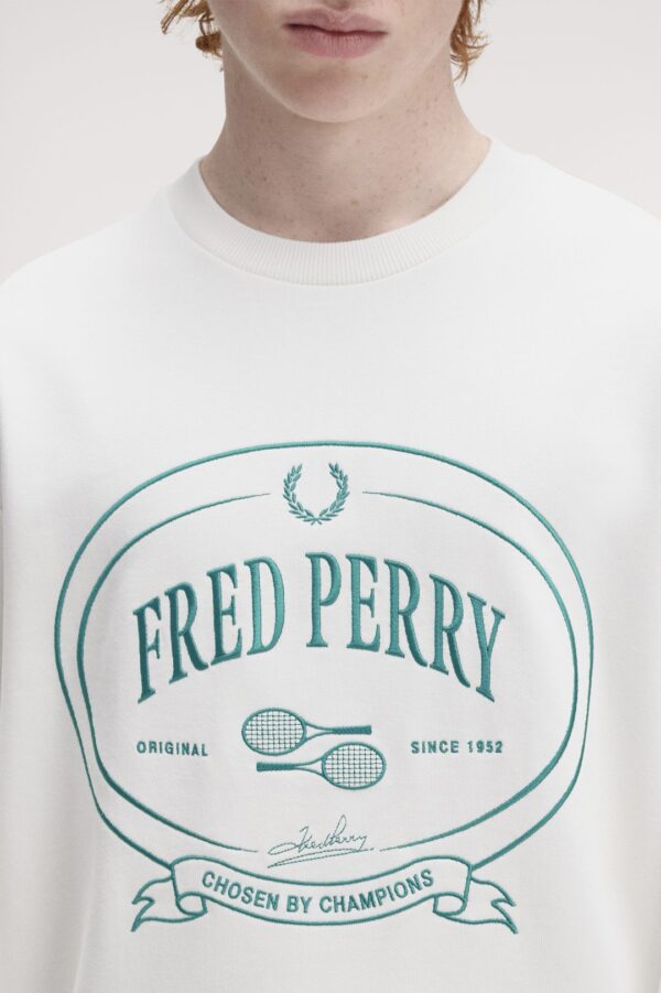 FRED PERRYSudadera"CHOSEN BY CHAMPIONS SWEATSHIRT"color crudo