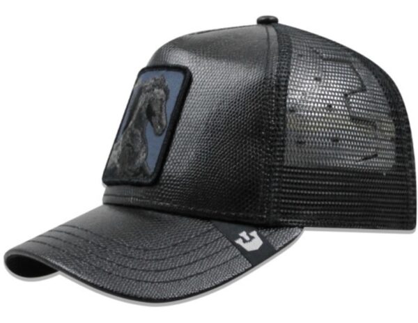 GOORIN Gorra Caballo " The Black Horse " color negro piel