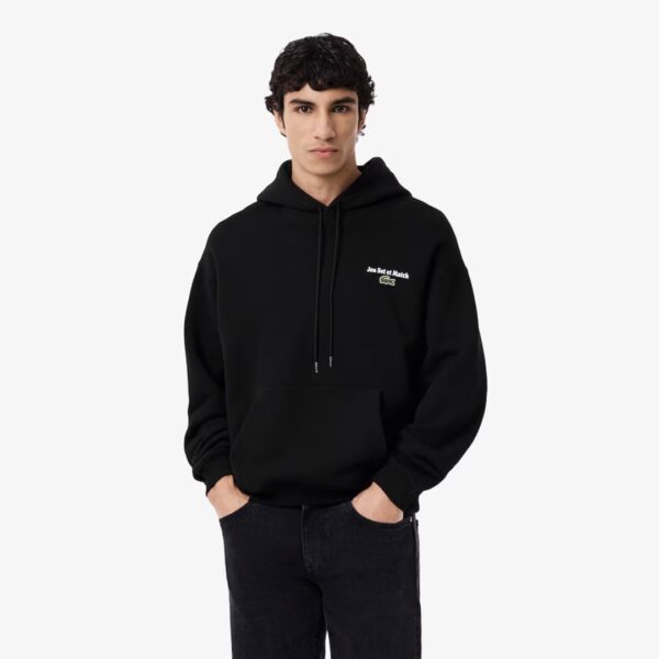 LACOSTESudadera con capucha color negro