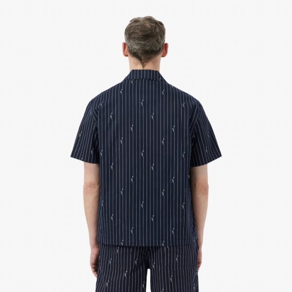 LACOSTECamisa"Short Sleeved Printed Hawaiian Shirt"color negro