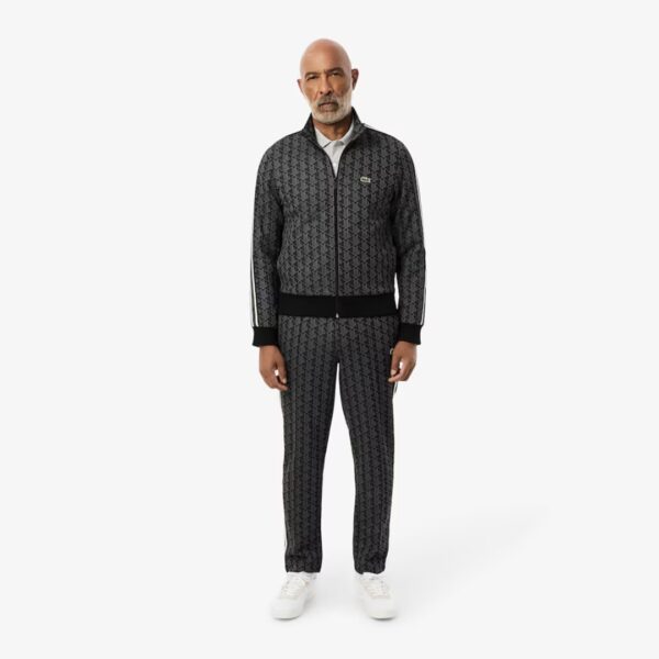 LACOSTEPantalon estampado negro-gris