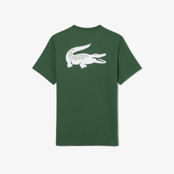 LACOSTECamiseta"Regular Fit Ultra-Dry UPF50 Off Court T-shirt"color verde