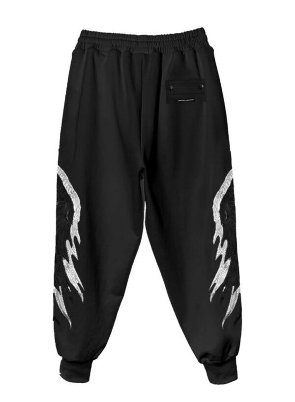 MOD WAVE MOVEMENTPantalon"DOUBLE WINGS PANTS"color negro