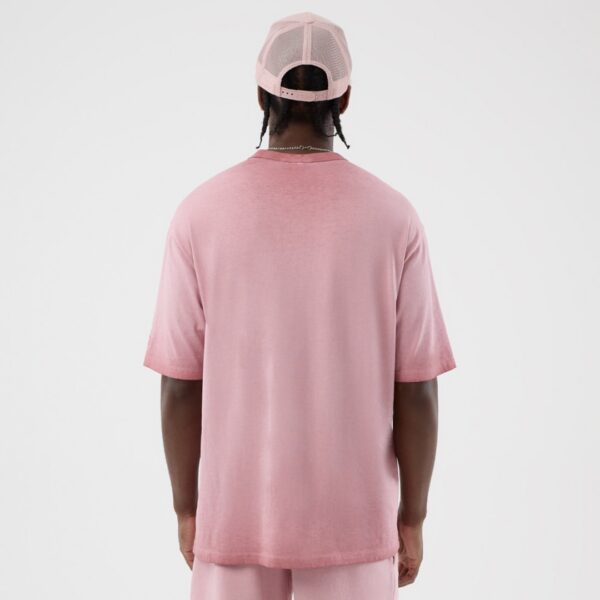 NEW ERACamiseta"MLB WASHED LOGO TEE NEYYAN PKR"color rosa