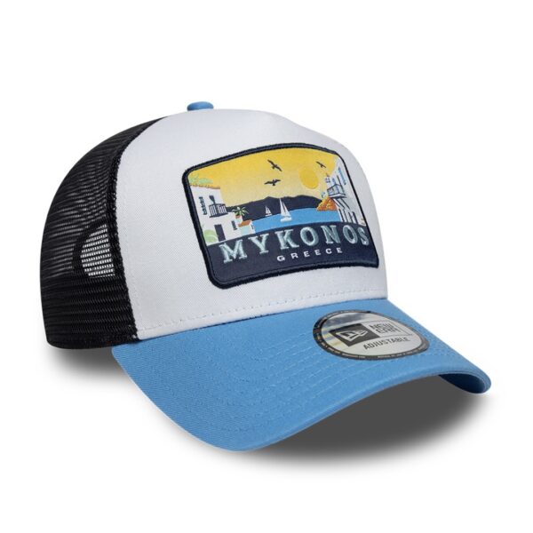 NEW ERAGorra"NE LOCATION PATCH TRUCKER NEWERA RAB"color azul