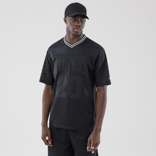 NEW ERACamiseta"NE MESH JERSEY NEWERA BLK"color negro