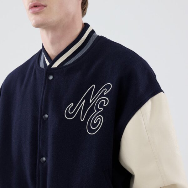 NEW ERAChaqueta"NE OVERSIZED VARSITY JCKT NEWERA NVY"color marino