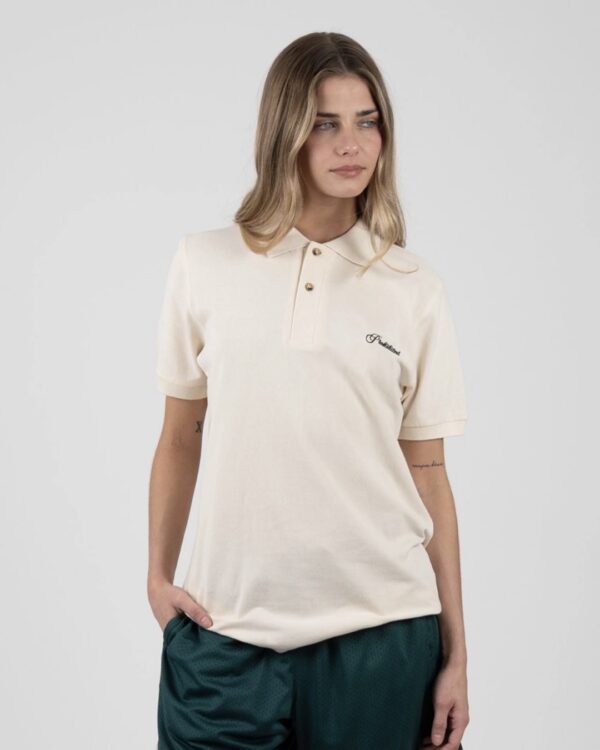 PROHIBITEDPolo"Hampton Polo Off-White"color crudo