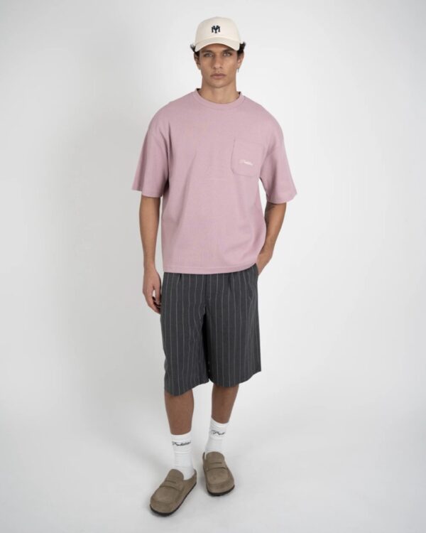 PROHIBITEDCamiseta"Seaside Waffle Tee"color malva