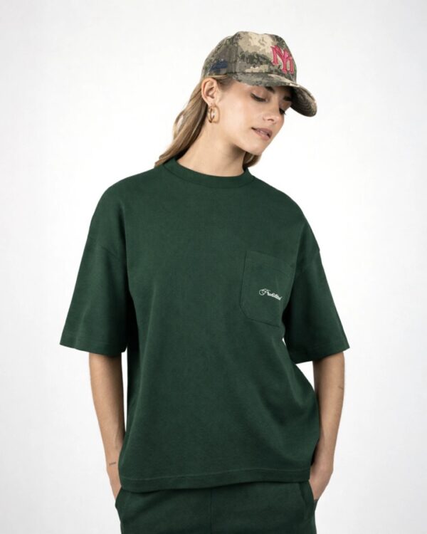 PROHIBITEDCamiseta"Seaside Waffle Tee"color verde