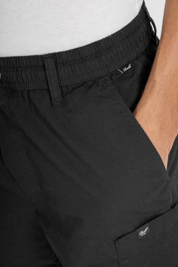 REELLBermuda"Reflex Easy Cargo Short BR"color negro