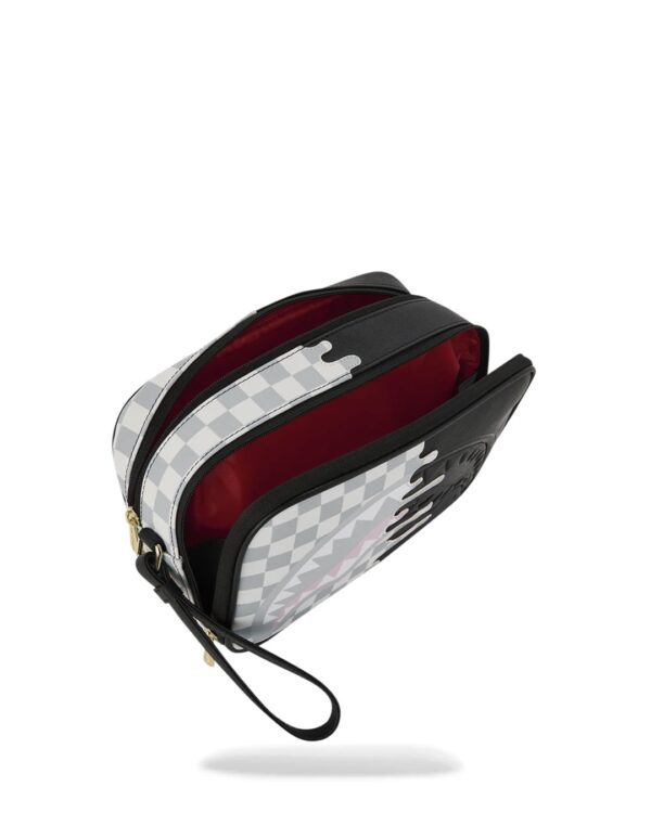 SPRAYGROUNDNeceser"CREAM CHECK SIDE DRIP TOILETRY BRICK"