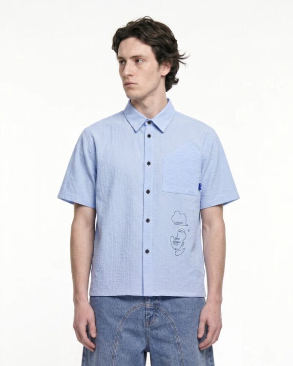WE ARE NOT FRIENDSCamisa"Architect Shirt"color azul