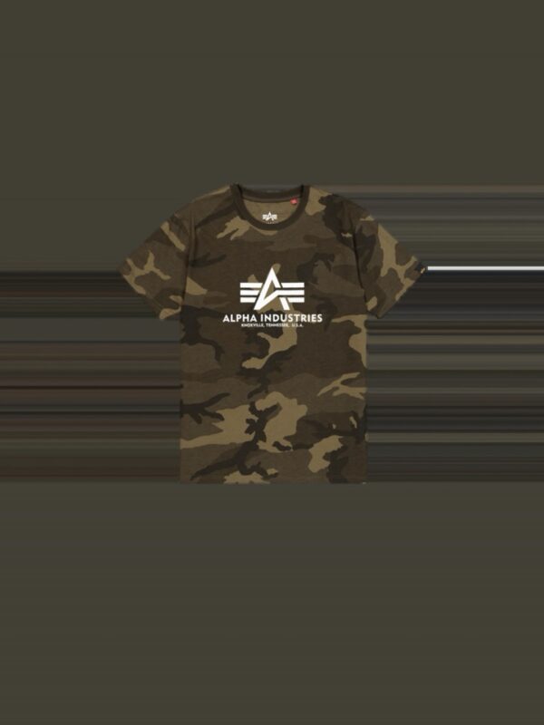 ALPHA INDUSTRIESCamiseta"Basic T-Shirt BL Camo"camuflaje