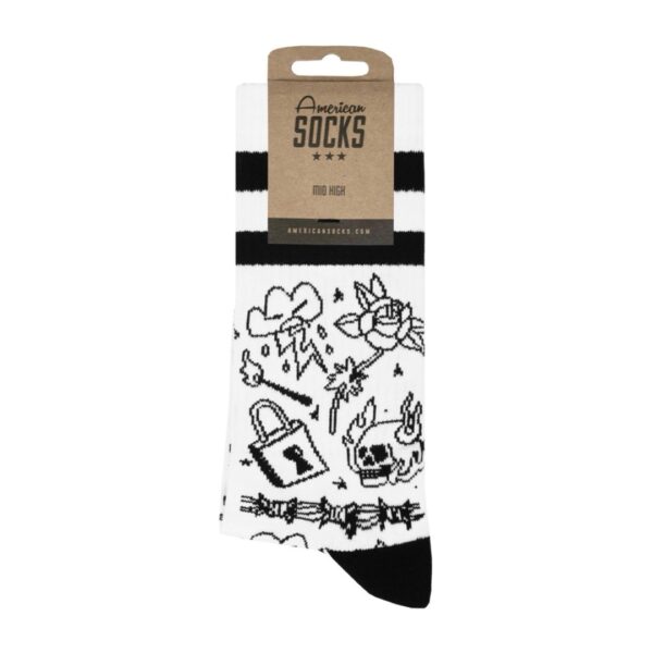 AMERICAN SOCKSCalcetines"Burning rage"miid high