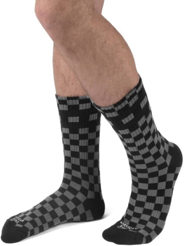 AMERICAN SOCKSCalcetines"Checkerboard B/G"miid high