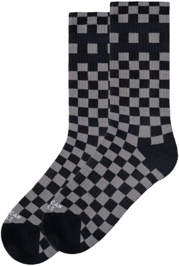 AMERICAN SOCKSCalcetines"Checkerboard B/G"miid high