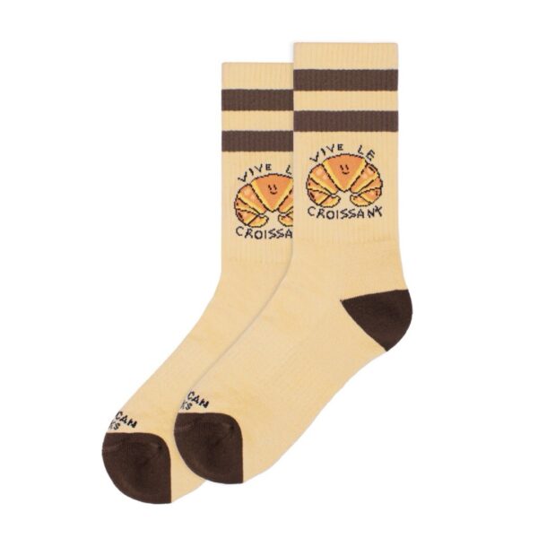 AMERICAN SOCKSCalcetines"Vive le Croissant"miid high