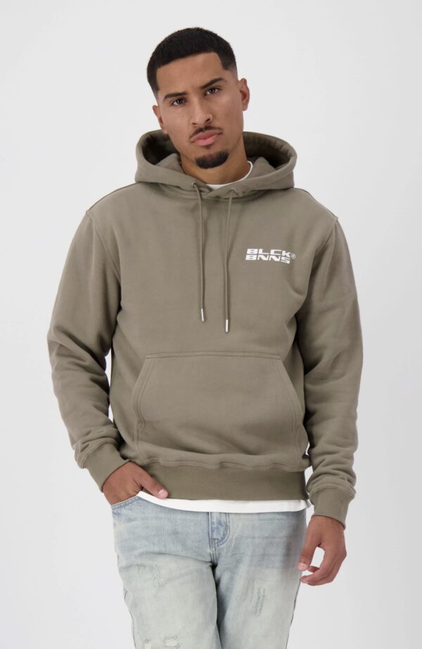 BLACK BANANAS Sudadera " INITIAL HOODIE " color verde musgo
