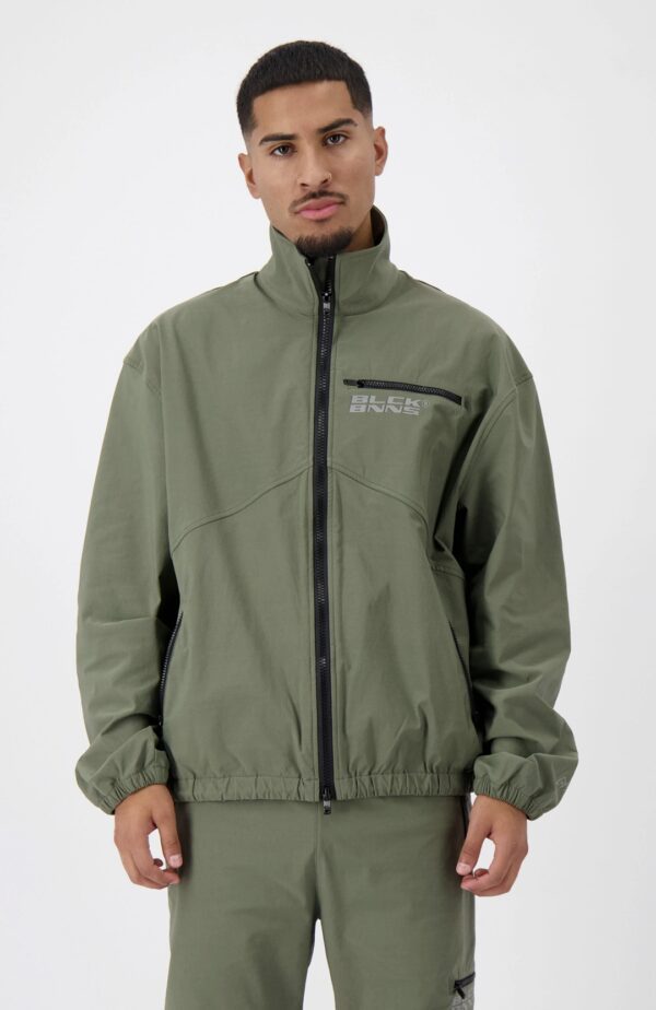BLACK BANANAS Chaqueta " INITIAL TECH JACKET " color verde
