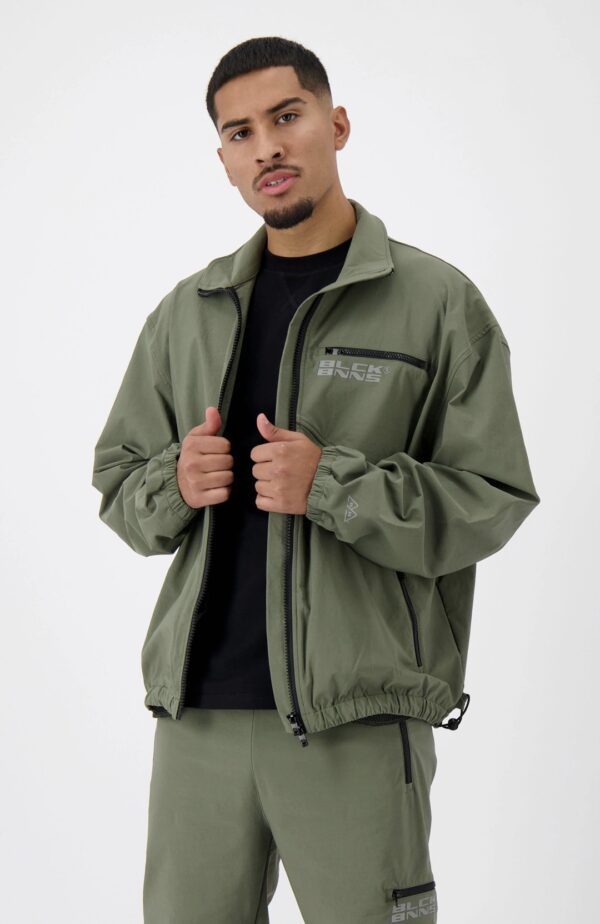 BLACK BANANAS Chaqueta " INITIAL TECH JACKET " color verde