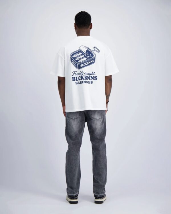 BLACK BANANASCamiseta"SARDINES TEE"color blanco