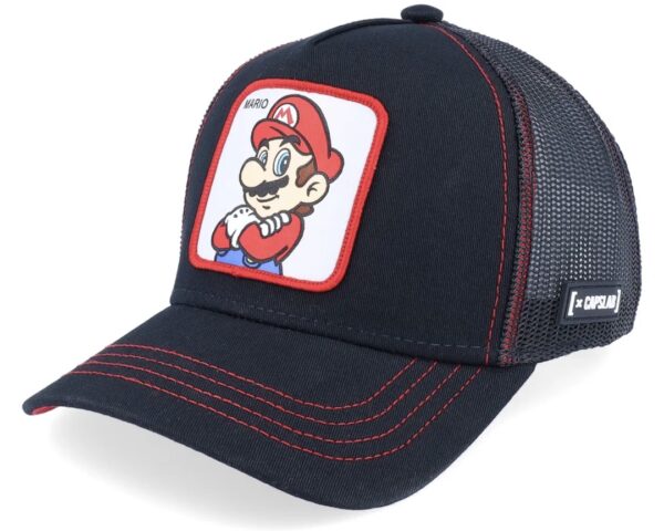 CAPSLABGorra Mario Kart"SMB MAR2"Super Mario Bros color negro