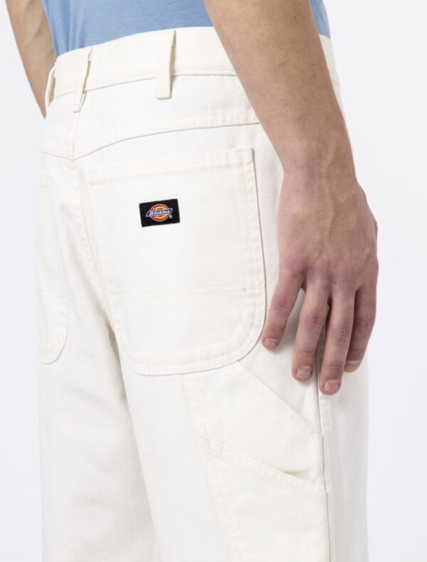 DIKIES Pantalon " DICKIES DUCK CANVAS CARPENTER PANT SW CLOUD " color crudo