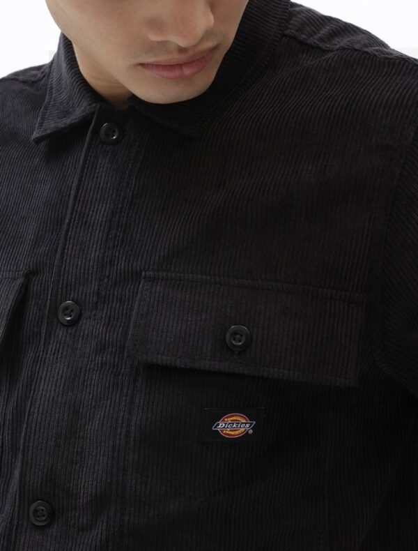 DIKIES Sobrecamisa " HIGGINSON SHIRT LS BLACK " color negro