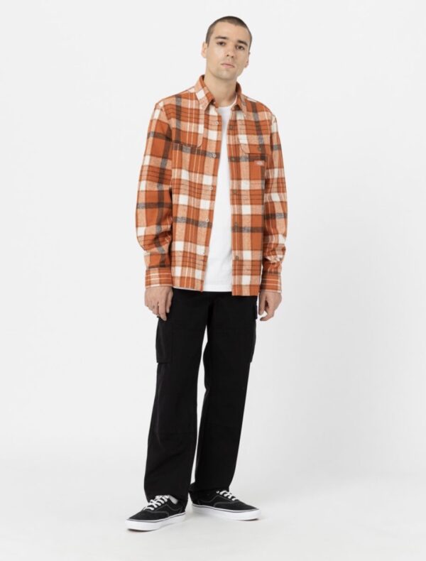 DIKIES Sobrecamisa " NIMMONS LS BOMBAY BROWN " color marron