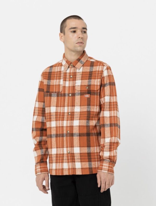DIKIES Sobrecamisa " NIMMONS LS BOMBAY BROWN " color marron