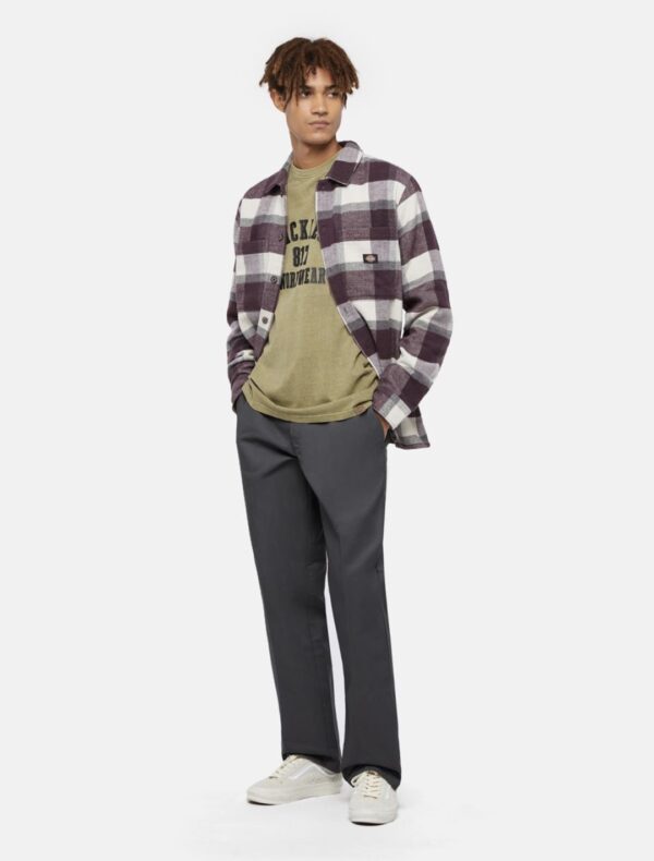 DIKIES Camisa " PLAID COALING LS SHIRT PLUM PERFECT "
