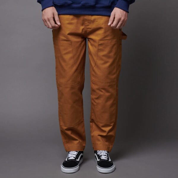 DOLLY NOIR Pantalon " CANVAS CARPENTER PANTS " color caramelo