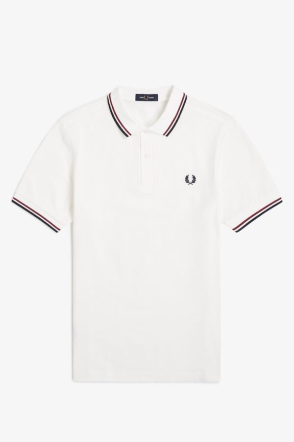 FRED PERRYPolo"TWIN TIPPED FRED PERRY"color blanco