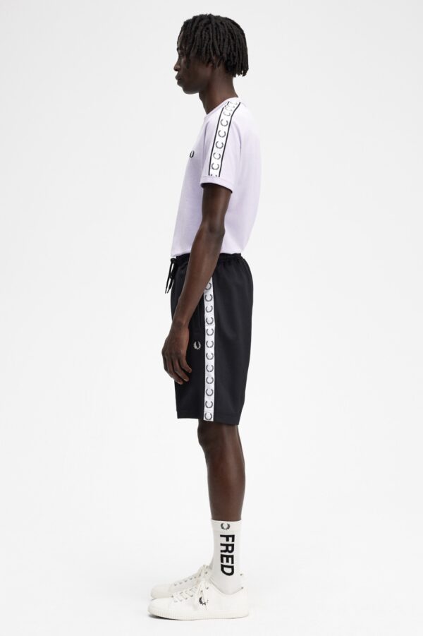 FRED PERRY Bermuda " Taped Tricot " color negro