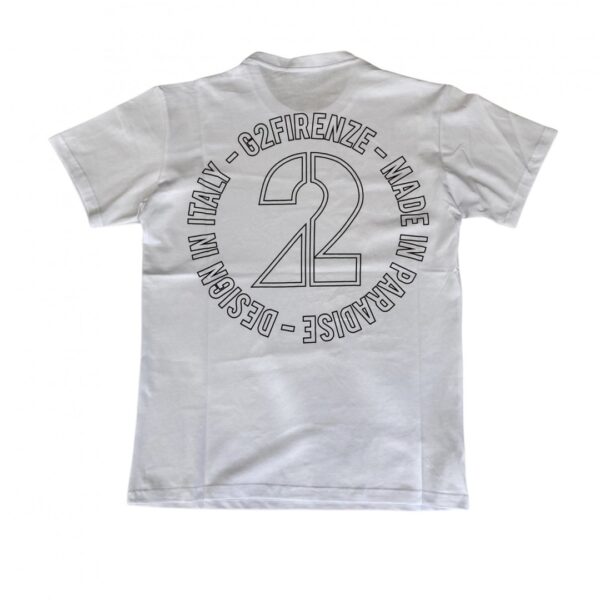 G2FIRENZE Camiseta " Logo " color blanco