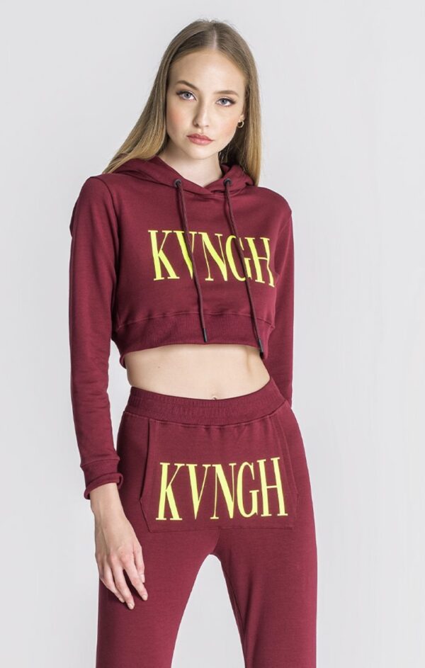 GIANNI KAVANAGH Sudadera " Lucifer " color burdeos